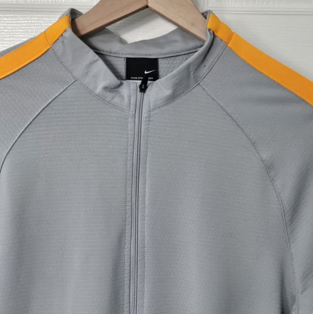 Nike Sphere Dry 1/2 Zip Pullover Jacket Gray Orange Men’s XL - Picture 5 of 15